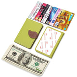 3M Adhesive Elastic PU Leather Flip Wallet - Phone Add-on Accessory