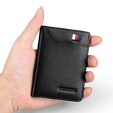 WILLIAMPOLO Genuine Leather Ultra-thin Slim Wallet - 3 Colours available