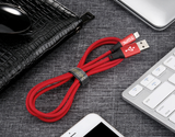 Topk Ultra Durable Nylon Braided Lightning to USB Cable For Apple Products
